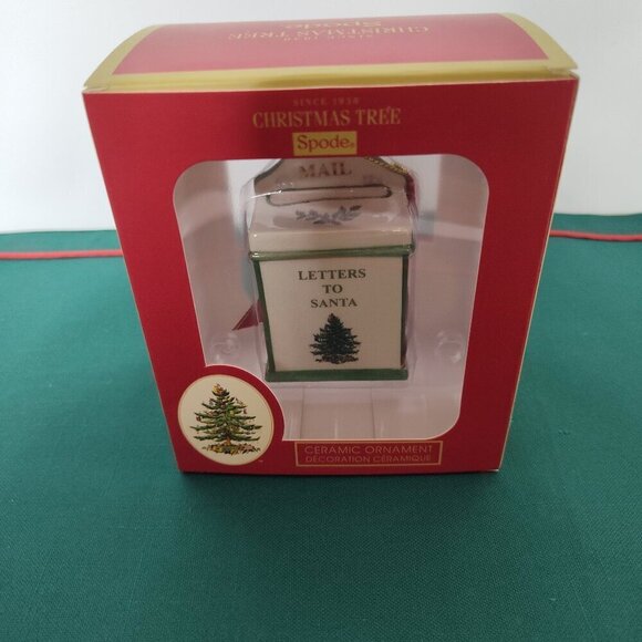 Spode Holiday Letters to Santa Ornament - Picture 1 of 5